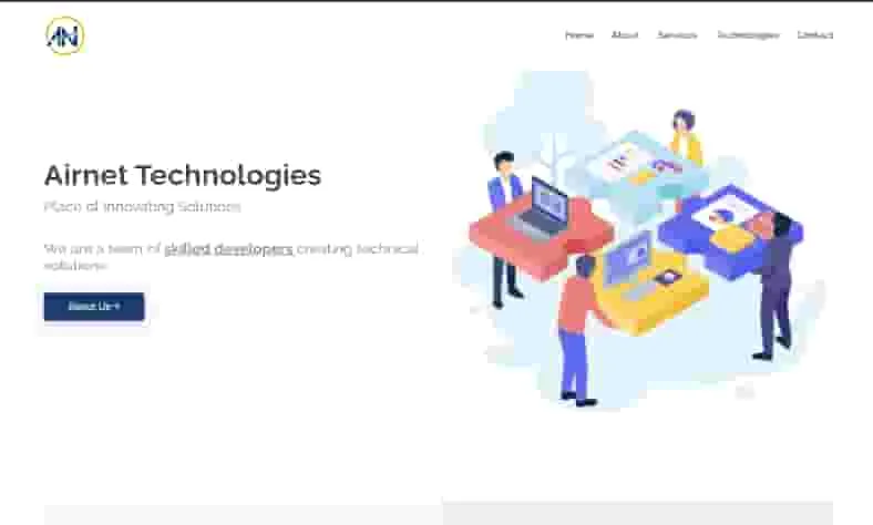 Website with Dashboard